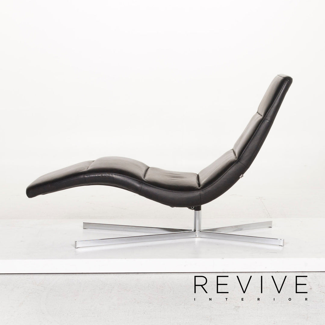 BoConcept leather lounger black relax function function #12605