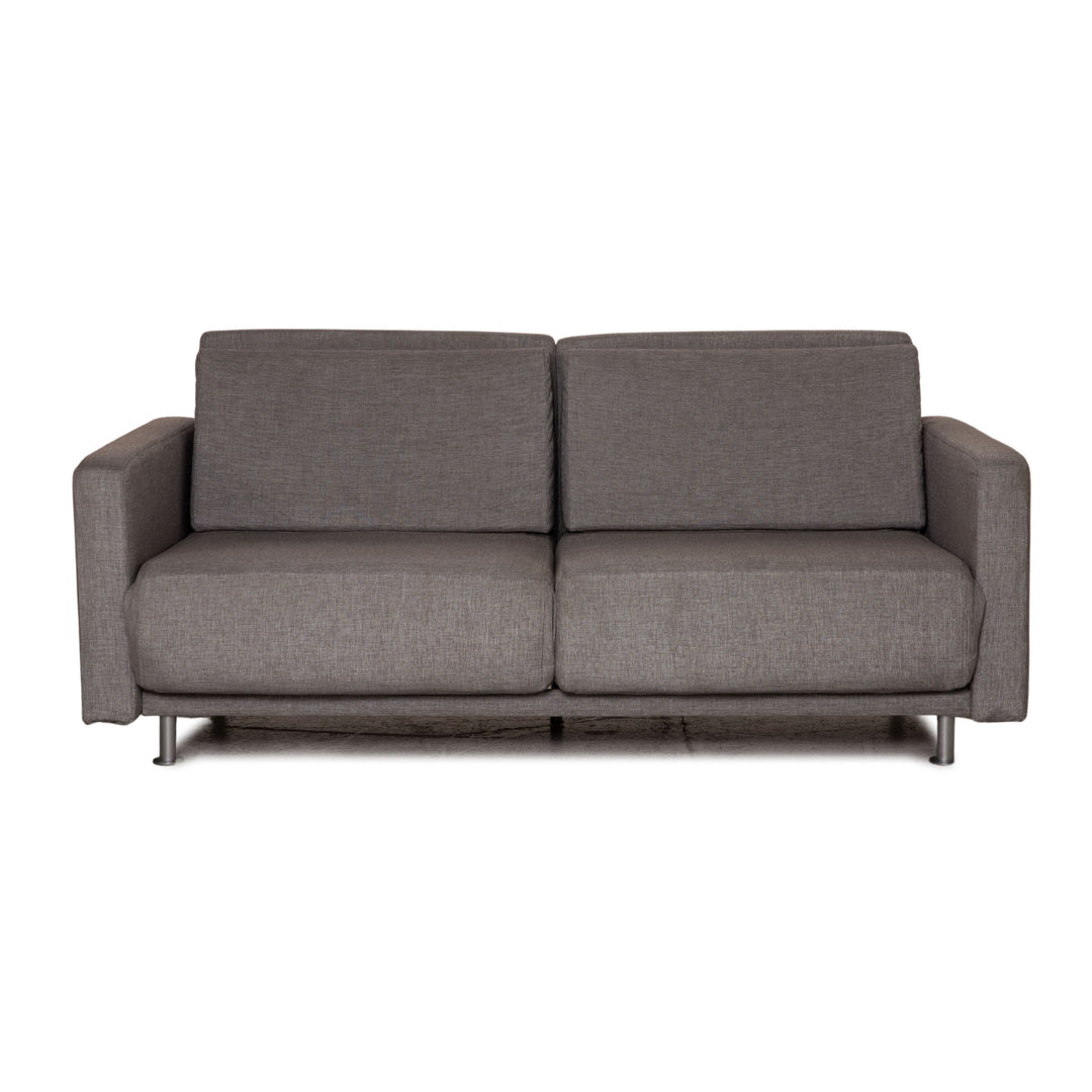 BoConcept Melo Sofa Stoff Grau Zweisitzer Couch Funktion Schlaffunktion