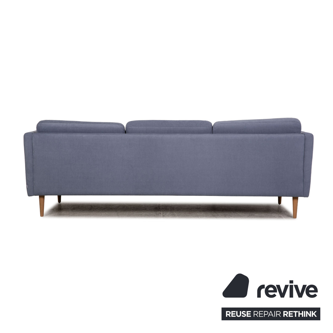 BoConcept Indivi Stoff (FRISCO) Ecksofa Blau Sofa Couch