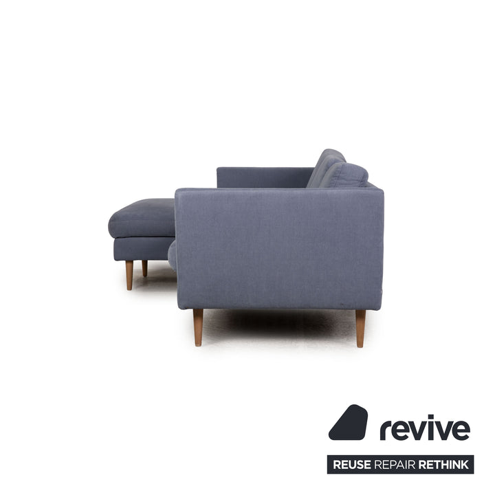 BoConcept Indivi Stoff (FRISCO) Ecksofa Blau Sofa Couch