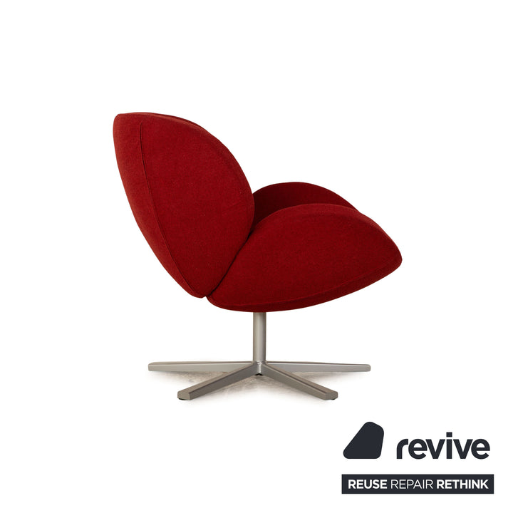 BoConcept Shelly fabric armchair including stool red