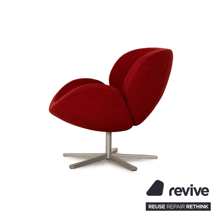 BoConcept Shelly fabric armchair including stool red