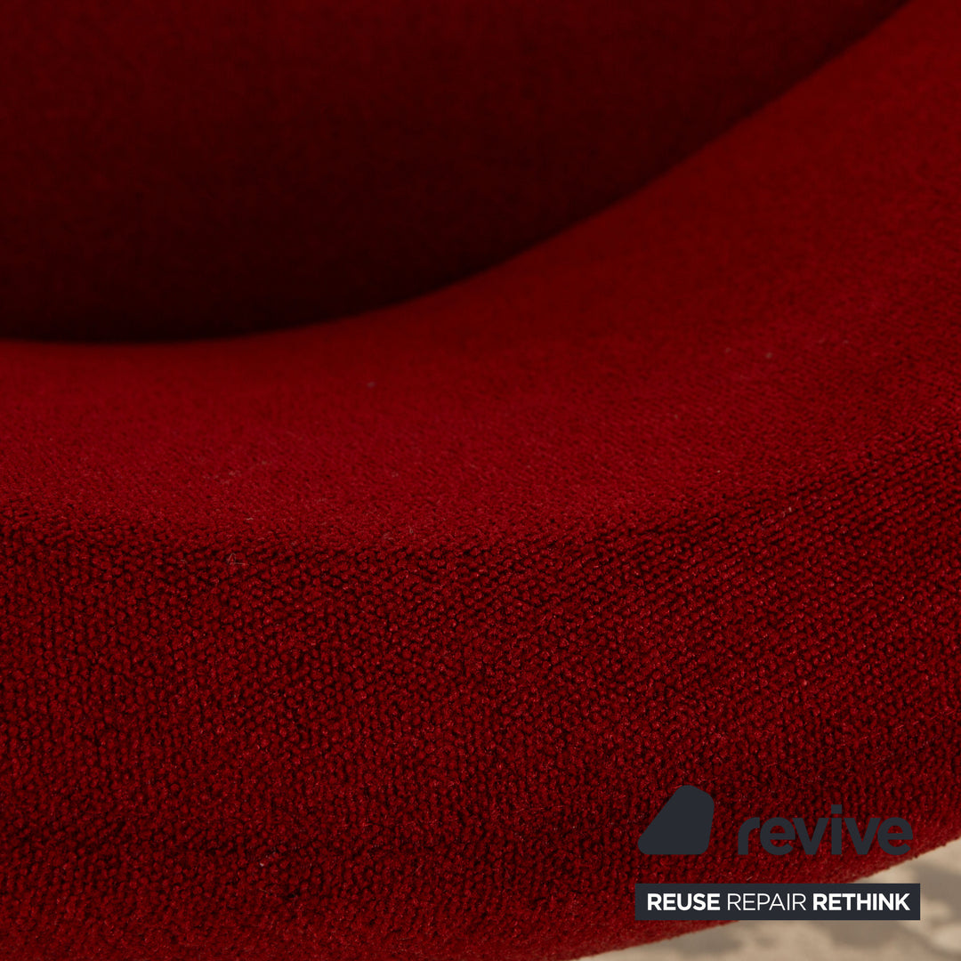 BoConcept Shelly fabric armchair including stool red