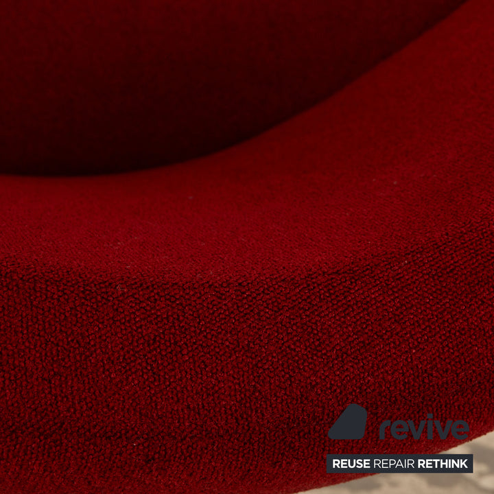 BoConcept Shelly fabric armchair including stool red