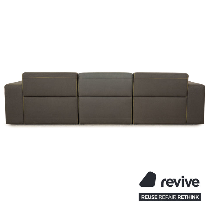 BoConcept Smartville Fabric Three Seater Gray Sofa Couch