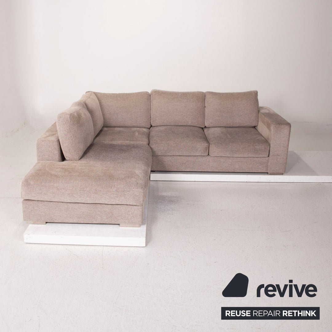 BoConcept fabric sofa beige corner sofa #15269