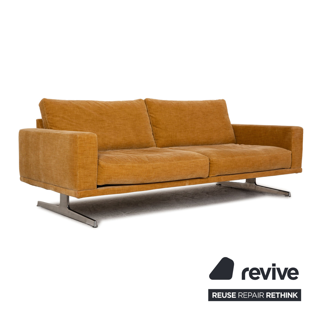 BoConcept Stoff Zweisitzer Gelb Sofa Couch