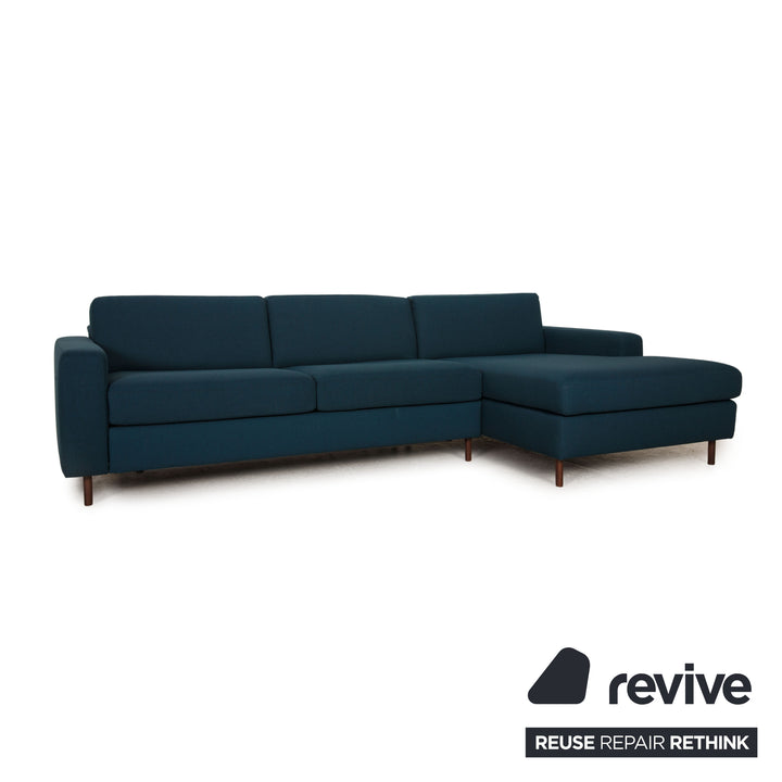 Bolia Scandinavia Remix Stoff Sofa Blau Ecksofa Couch Funktion Schlafsofa