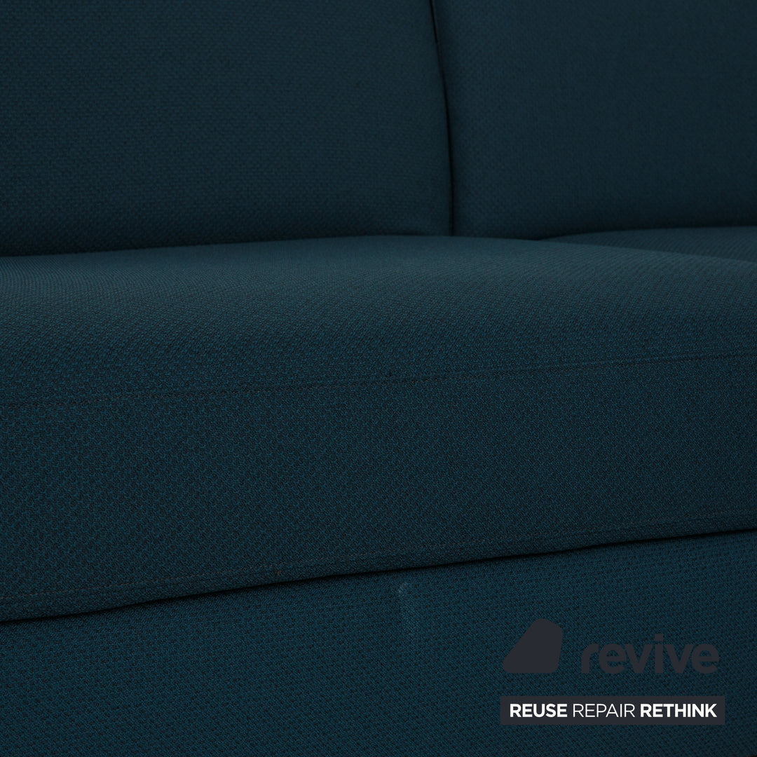 Bolia Scandinavia Remix Stoff Sofa Blau Ecksofa Couch Funktion Schlafsofa