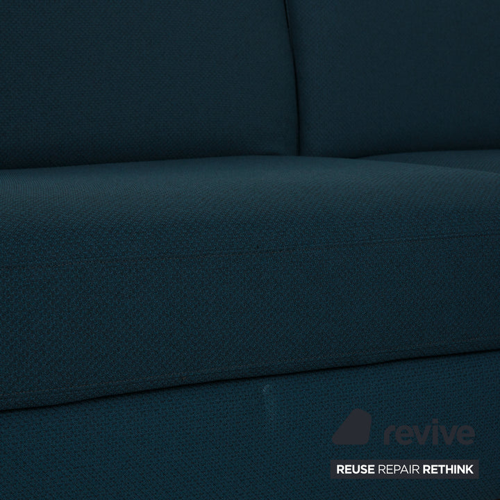 Bolia Scandinavia Remix Stoff Sofa Blau Ecksofa Couch Funktion Schlafsofa