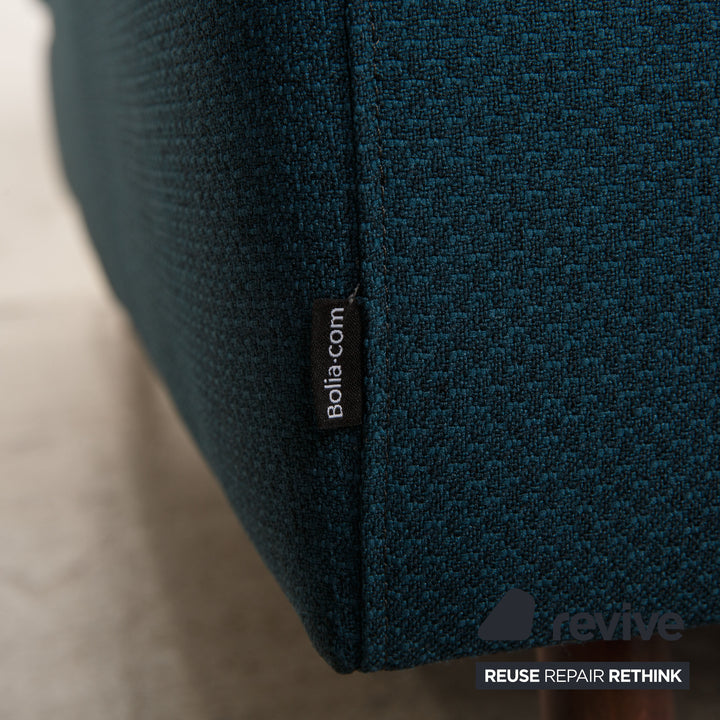 Bolia Scandinavia Remix Stoff Sofa Blau Ecksofa Couch Funktion Schlafsofa