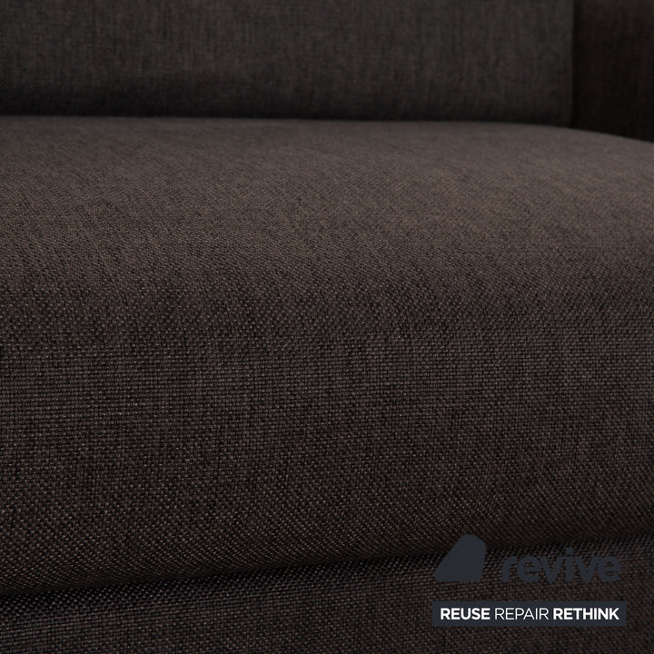 Bolia Sepia Stoff Dreisitzer Grau Sofa Couch