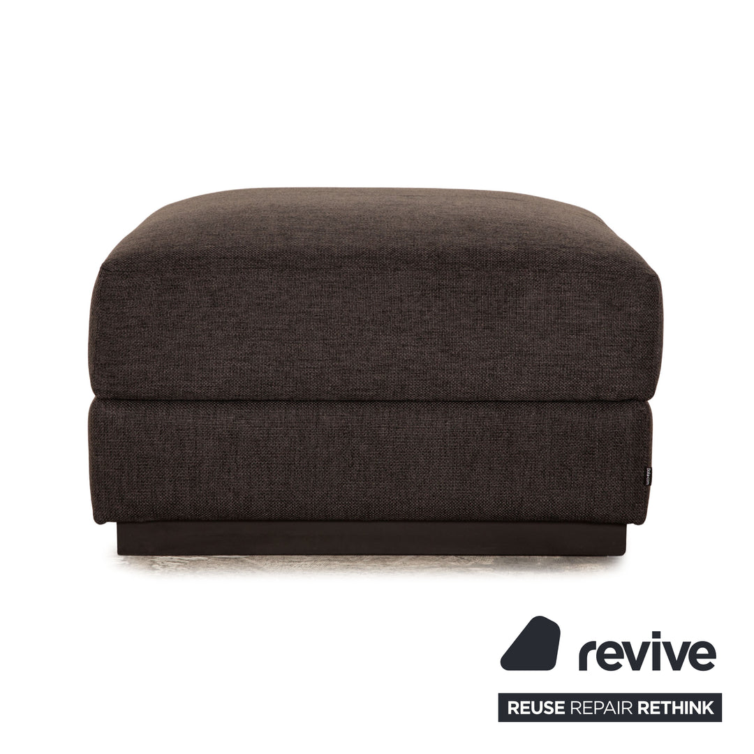 Bolia Sepia Fabric Pouf Grey
