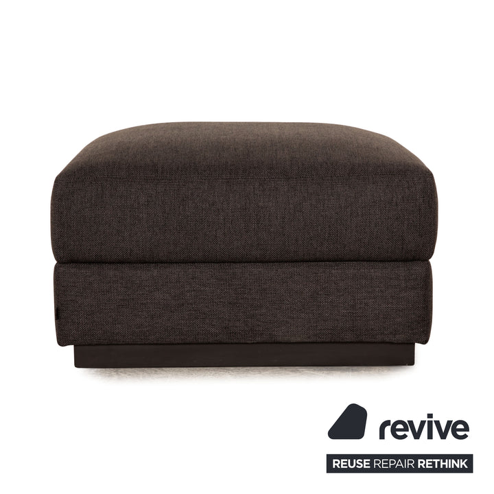 Bolia Sepia Fabric Pouf Grey