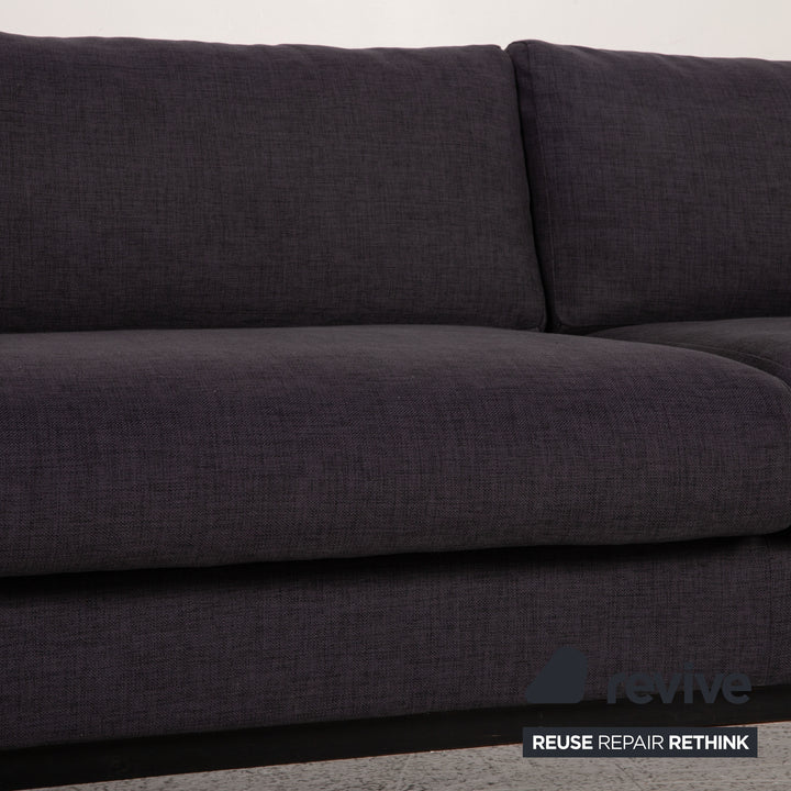 Bolia Sepia Stoff Sofa Grau Dreisitzer Couch