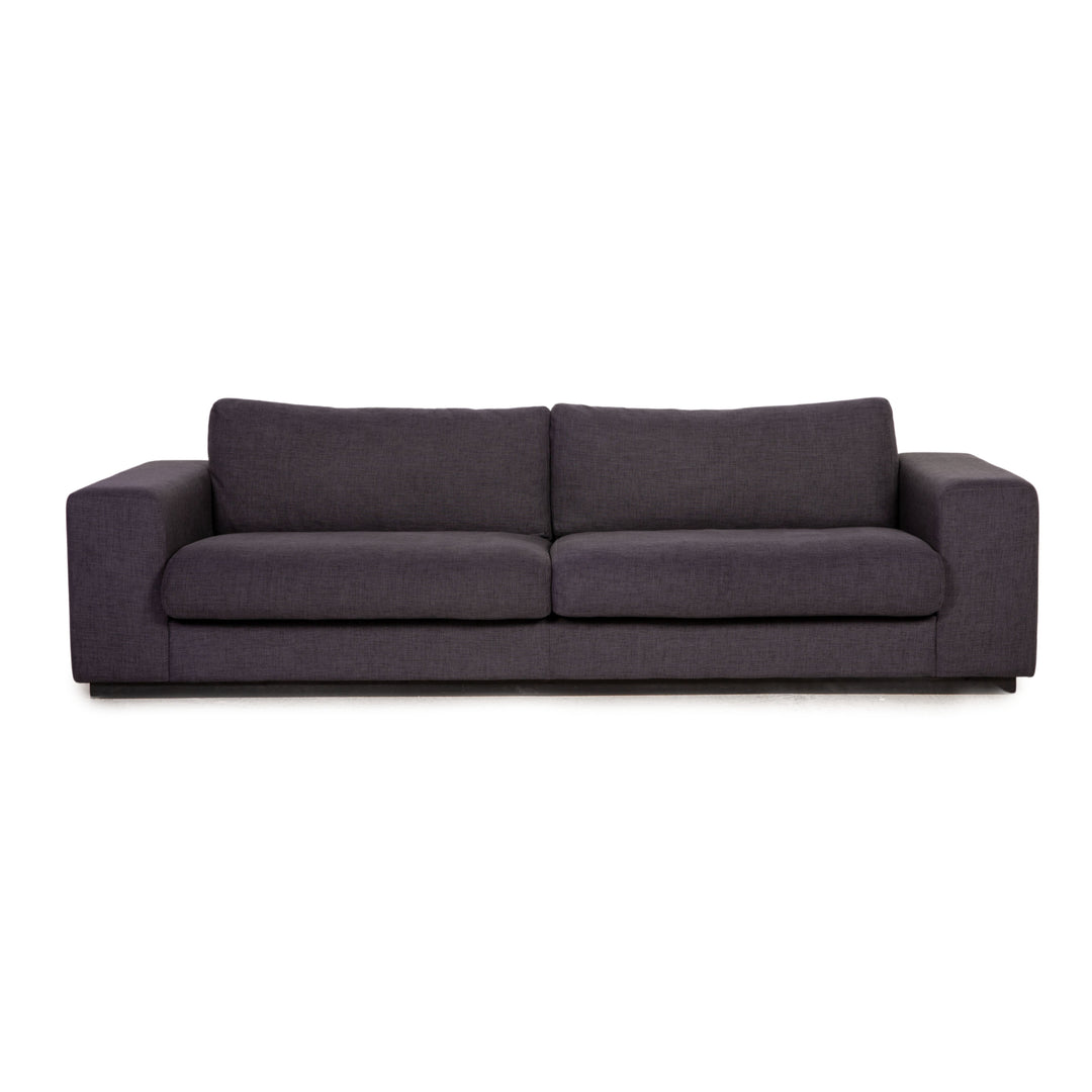 Bolia Sepia Stoff Sofa Grau Dreisitzer Couch
