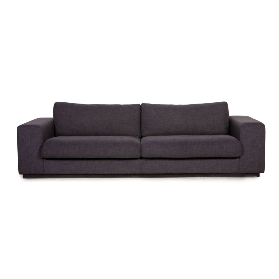 Bolia Sepia Stoff Sofa Grau Dreisitzer Couch