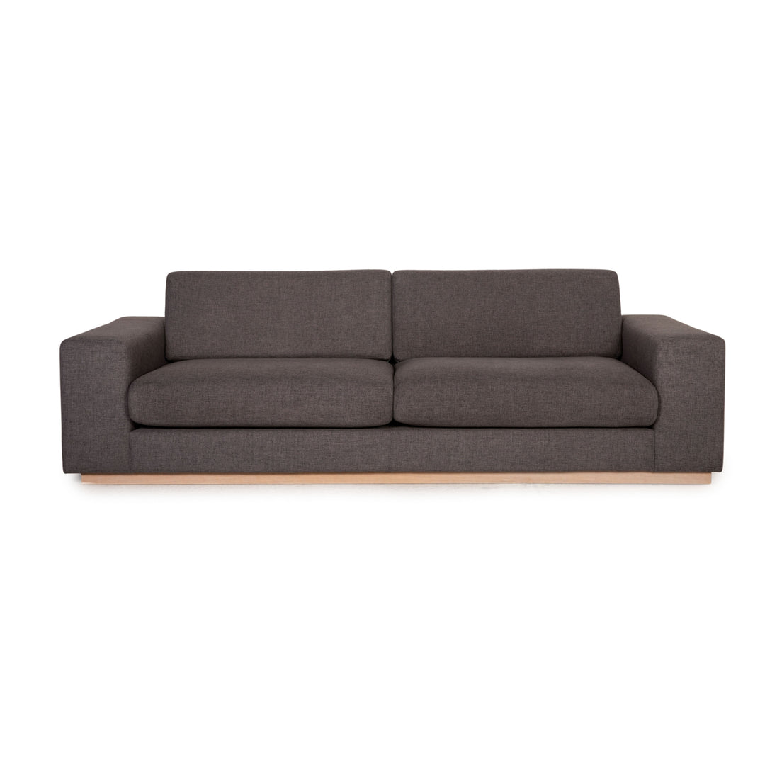 Bolia Sepia Stoff Sofa Grau Dreisitzer Couch