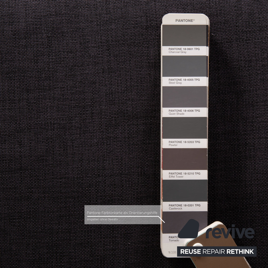 Bolia Sepia Stoff Sofa Grau Dreisitzer Couch