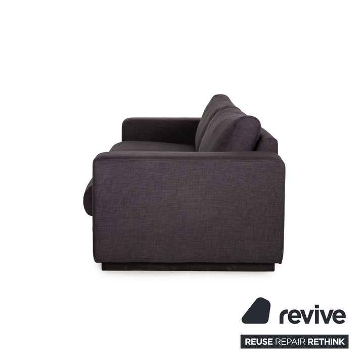 Bolia Sepia Stoff Sofa Grau Dreisitzer Couch