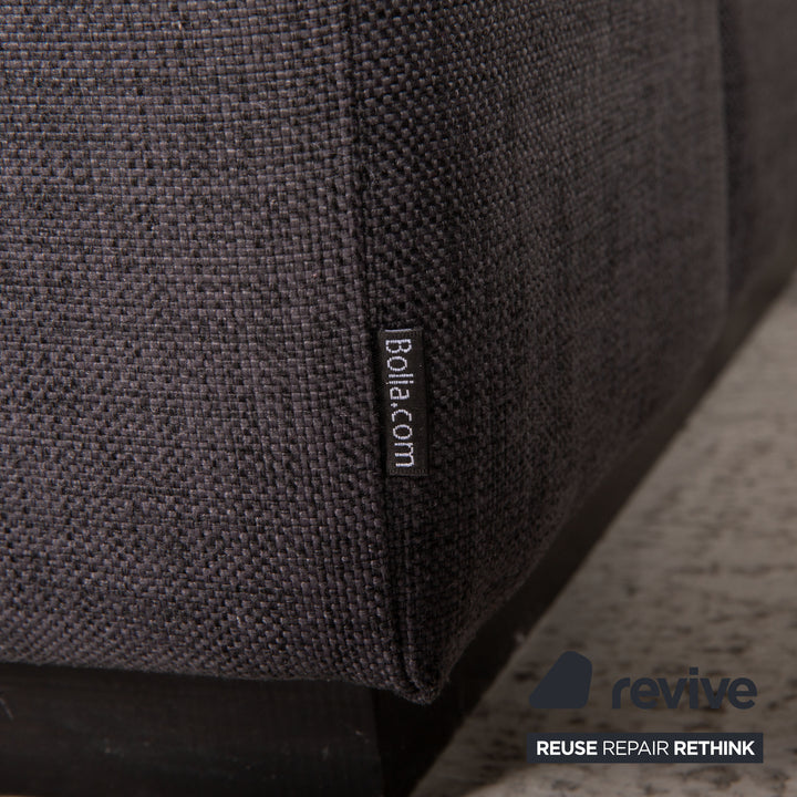 Bolia Sepia Stoff Sofa Grau Dreisitzer Couch