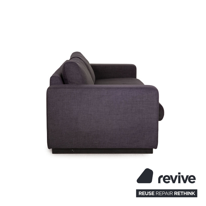 Bolia Sepia Stoff Sofa Grau Dreisitzer Couch