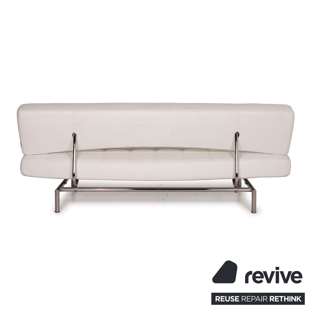 Bonaldo Pierrot King Leder Sofa Weiß Dreisitzer Schlafsofa Schlaffunktion
