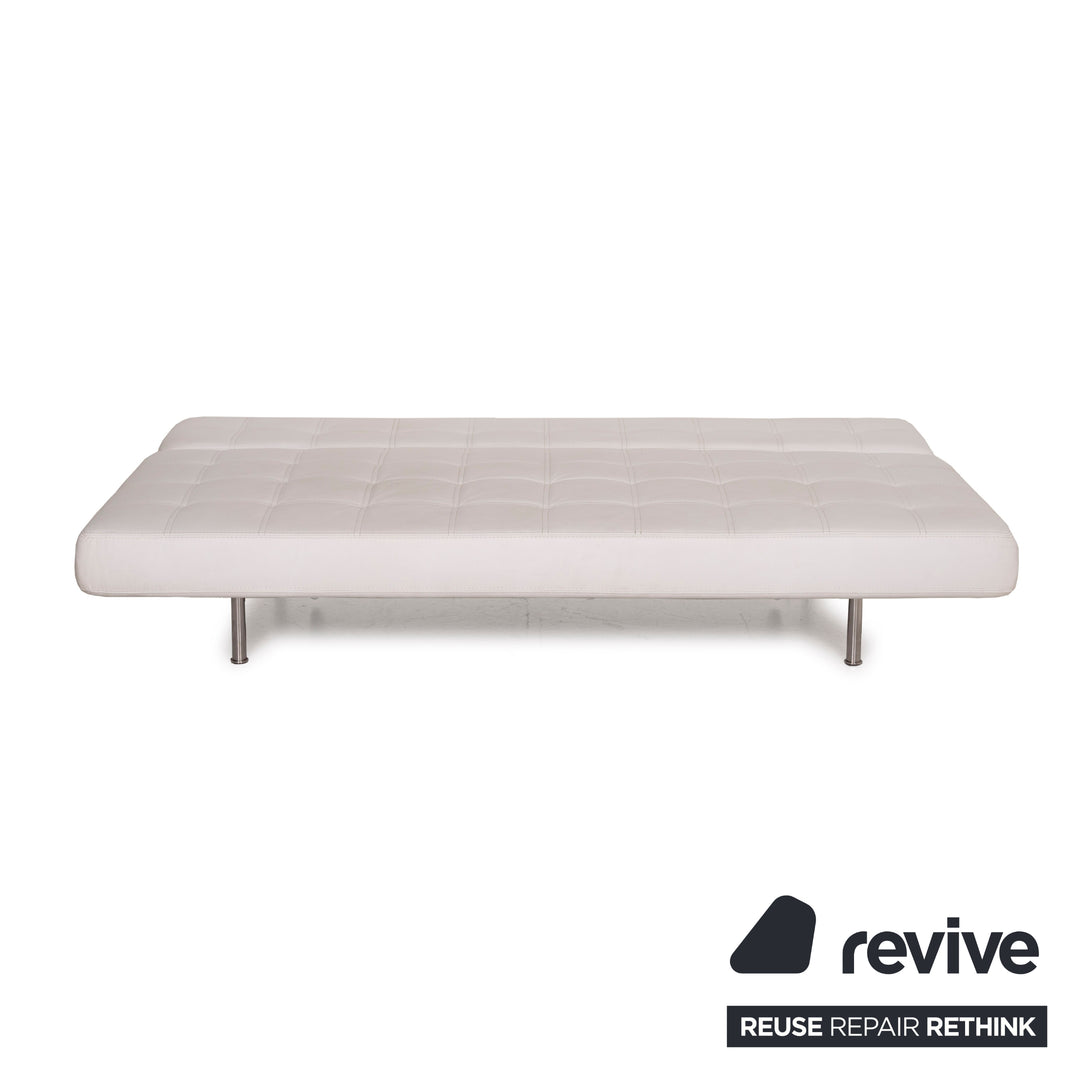 Bonaldo Pierrot King Leder Sofa Weiß Dreisitzer Schlafsofa Schlaffunktion