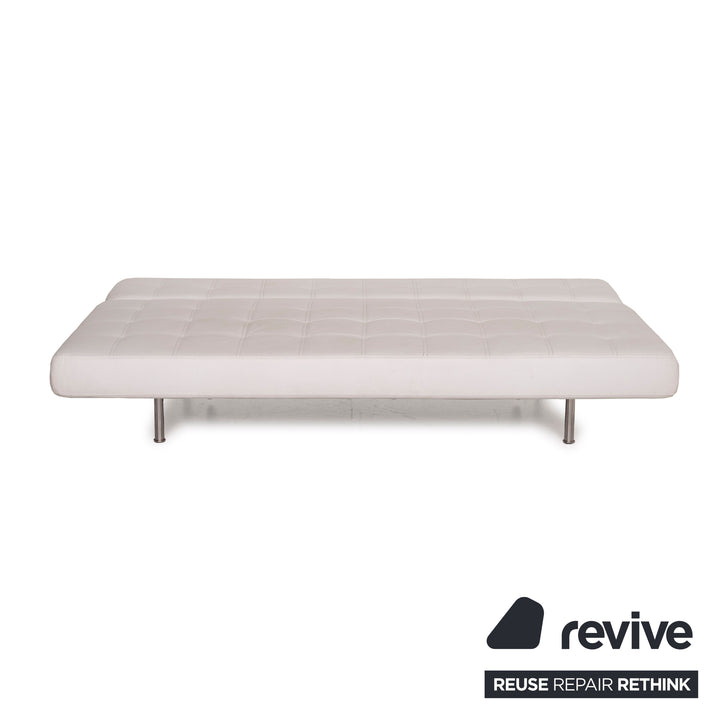 Bonaldo Pierrot King Leder Sofa Weiß Dreisitzer Schlafsofa Schlaffunktion