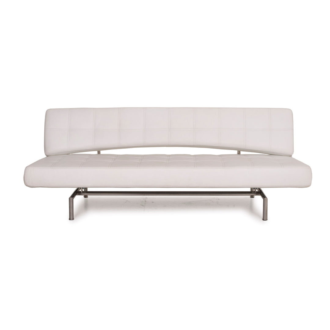 Bonaldo Pierrot King Leder Sofa Weiß Dreisitzer Schlafsofa Schlaffunktion