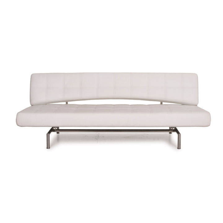 Bonaldo Pierrot King Leder Sofa Weiß Dreisitzer Schlafsofa Schlaffunktion
