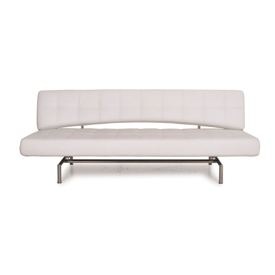 Bonaldo Pierrot King Leder Sofa Weiß Dreisitzer Schlafsofa Schlaffunktion