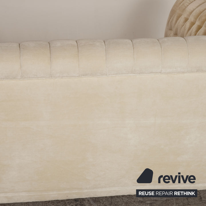 Bretz Chelsea fabric three seater cream sofa couch sofa bed feature