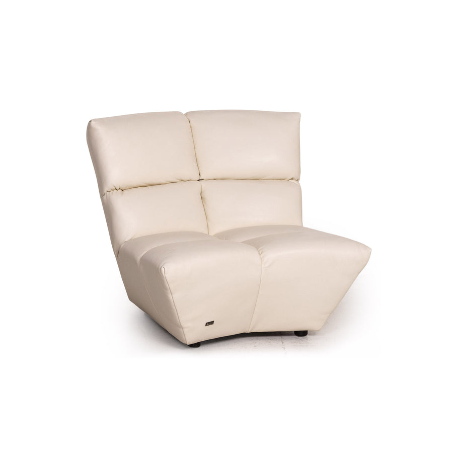 Bretz Cloud 7 leather armchair cream
