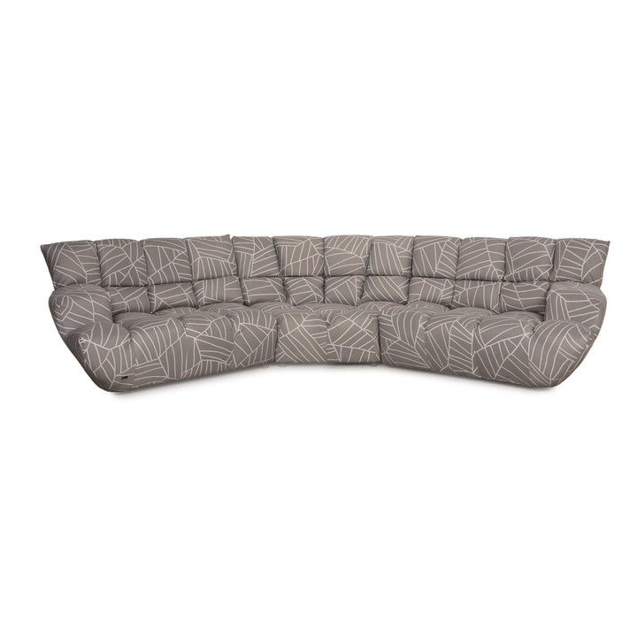 Bretz Cloud 7 Stoff Sofa Grau Couch Ecksofa Neubezug