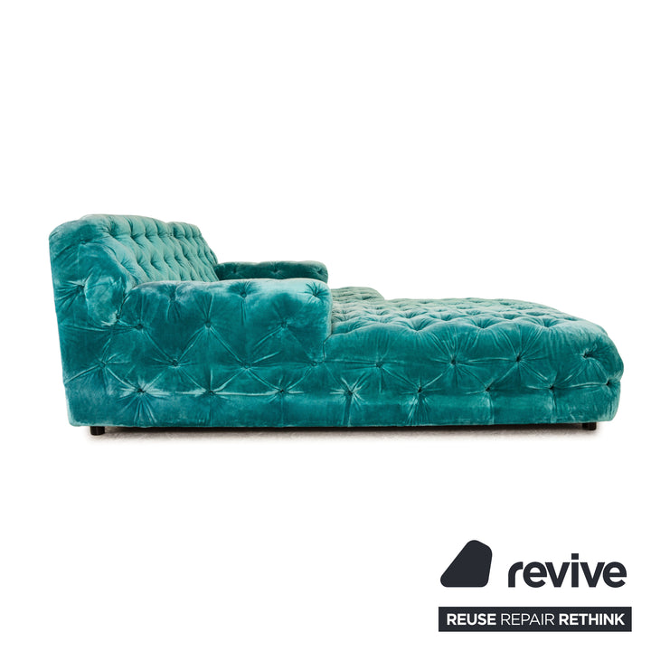 Bretz Cocoa Island Fabric Corner Sofa Blue
