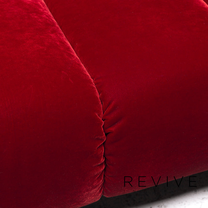 Bretz Confucius Designer Velvet Fabric Sofa Set Three Seater #9307