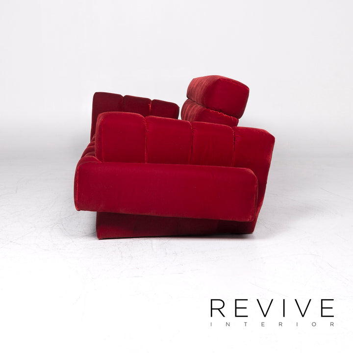 Bretz Confucius Designer Velvet Fabric Sofa Set Three Seater #9307