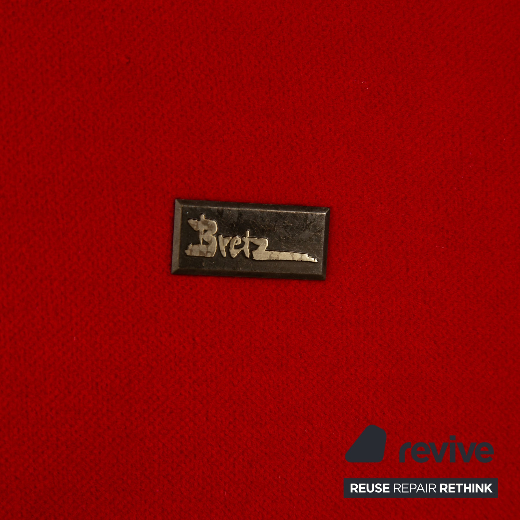 Bretz Dreisitzer Gaudi Rot Stoff - 2. Hand - Revive.de