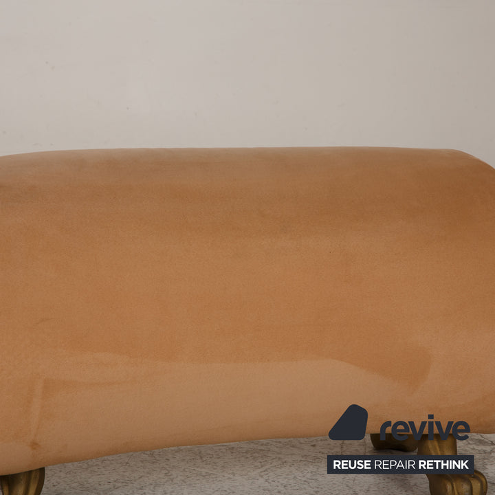 Bretz Gaudi fabric stool beige