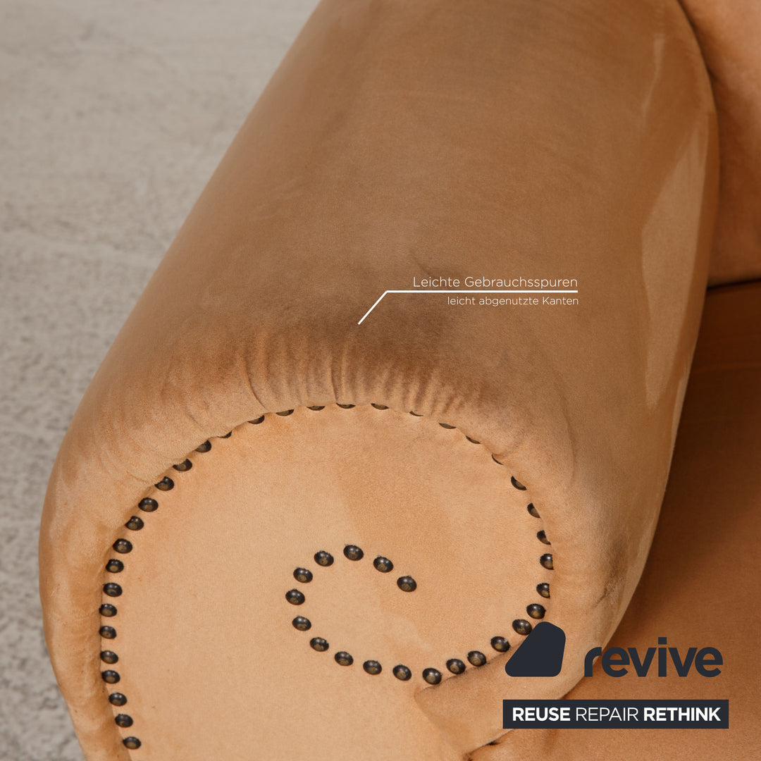 Bretz Gaudi fabric armchair beige