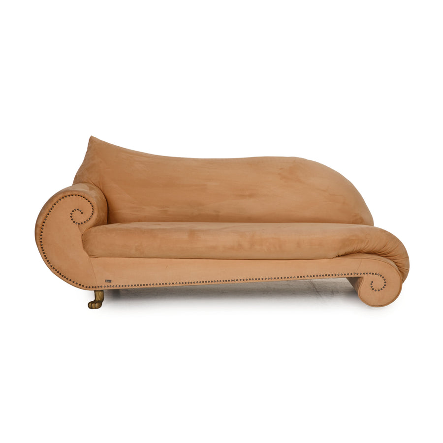 Bretz Gaudi Stoff Sofa Beige Dreisitzer Couch