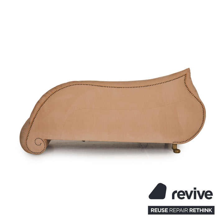 Bretz Gaudi Stoff Sofa Beige Dreisitzer Couch