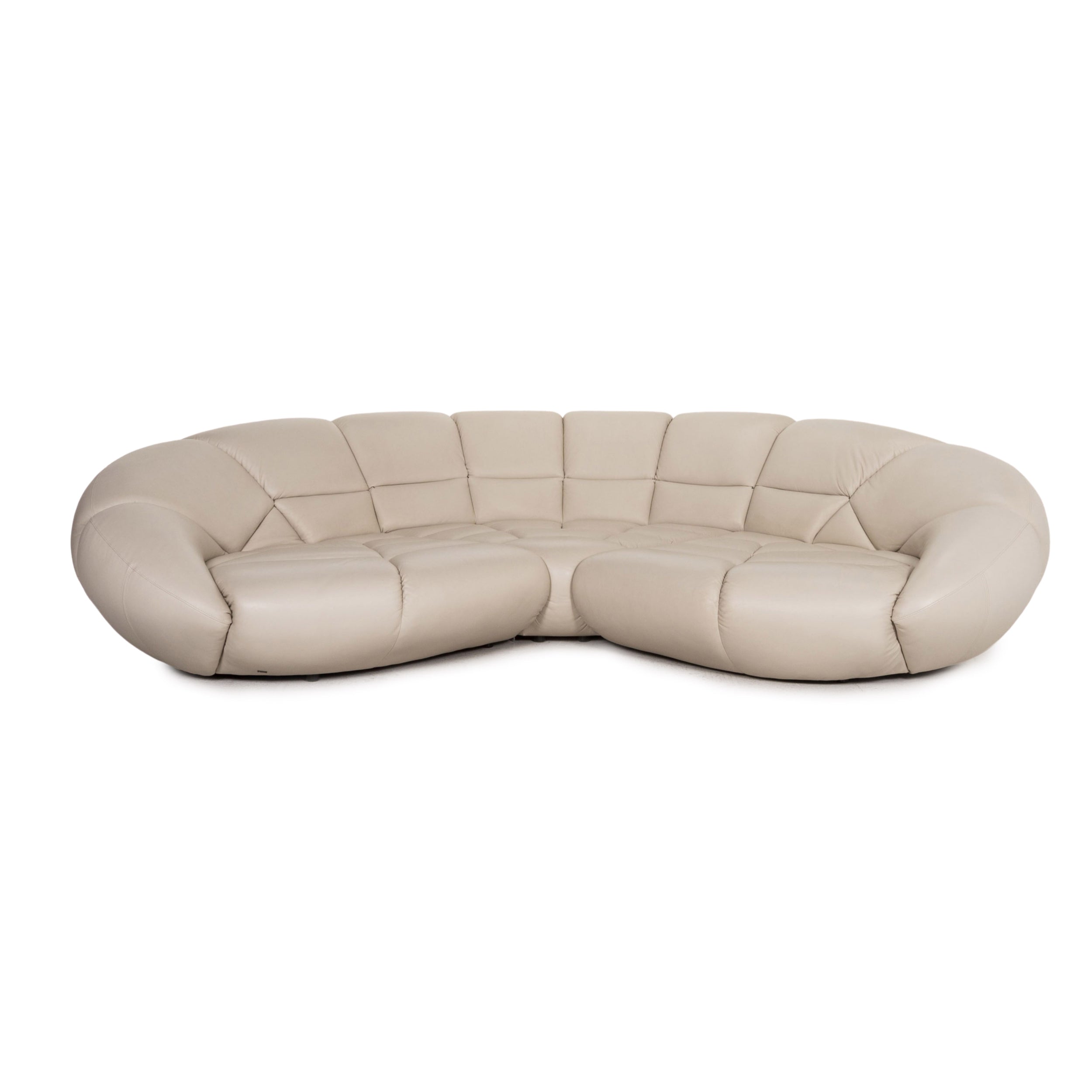 Bretz Ecksofa Kautsch Grau Leder