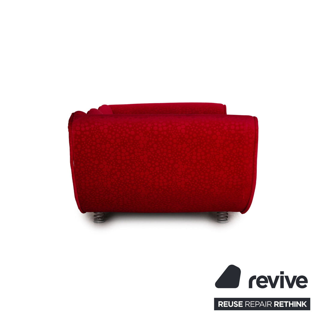 Bretz Laola Hookipa Fabric Sofa Red Two Seater Couch