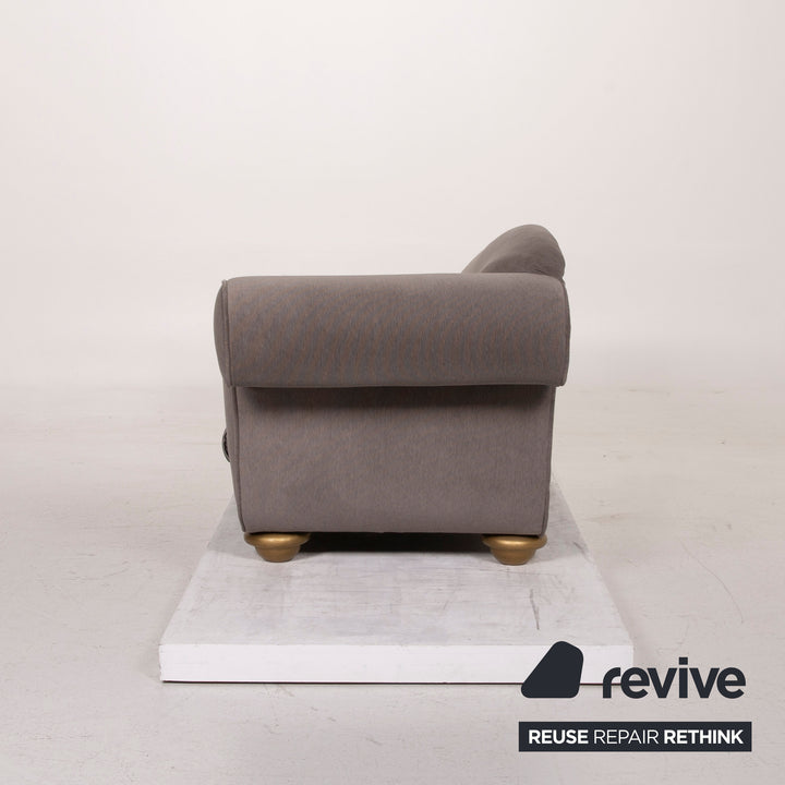 Bretz LouLou Fabric Sofa Gray Two Seater Velvet #15155