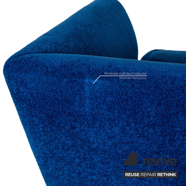 Bretz Monster Stoff Viersitzer Blau Sofa Couch