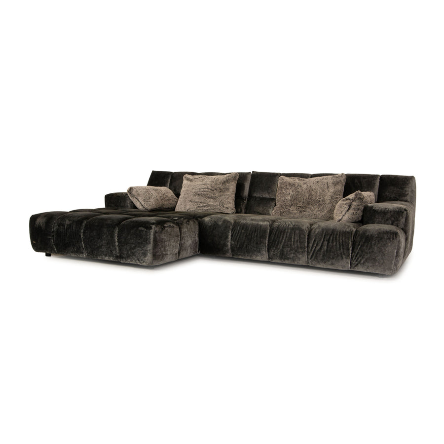 Bretz Ocean 7 Fabric Corner Sofa Gray Sofa Couch
