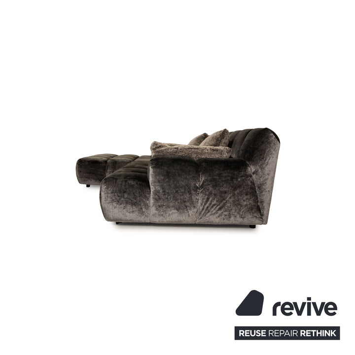 Bretz Ocean 7 Fabric Corner Sofa Gray Sofa Couch