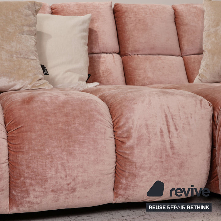 Bretz Ocean 7 fabric sofa pink corner sofa couch